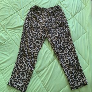 Cheetah Print pants
